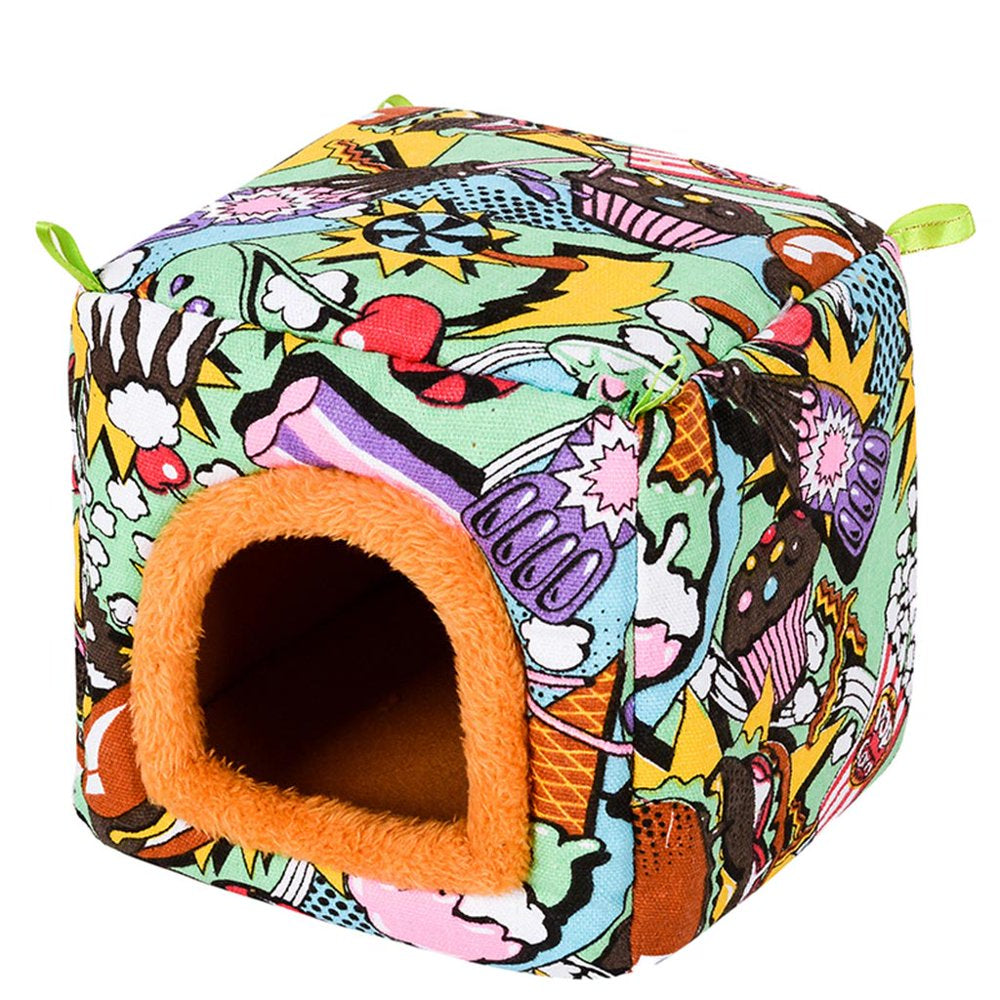 Heroneo Small Animal Guinea Pigs Hamster Hedgehog Bed House Warm Cage Bed Habitat Cave Animals & Pet Supplies > Pet Supplies > Small Animal Supplies > Small Animal Habitats & Cages Heroneo   