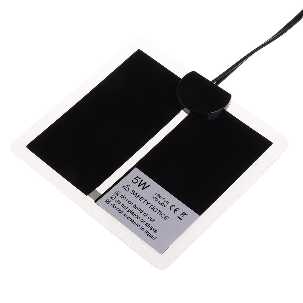 Reptile Heating Pad Hermit Crab Heater Amphibians Heating Mat for Reptiles Snake Lizard Terrarium 20W/14W/7W/5W 4 Sizes Animals & Pet Supplies > Pet Supplies > Reptile & Amphibian Supplies > Reptile & Amphibian Substrates Teucfsky