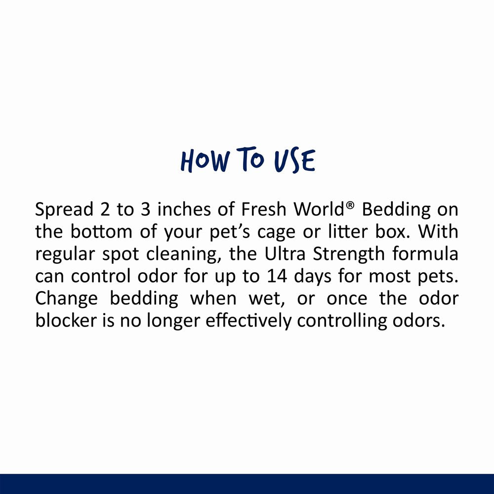 Vitakraft Fresh World® Bedding for Small Animals, Ultra Strength, 2130 Cu. In. Animals & Pet Supplies > Pet Supplies > Small Animal Supplies > Small Animal Bedding Vitakraft Sun Seed