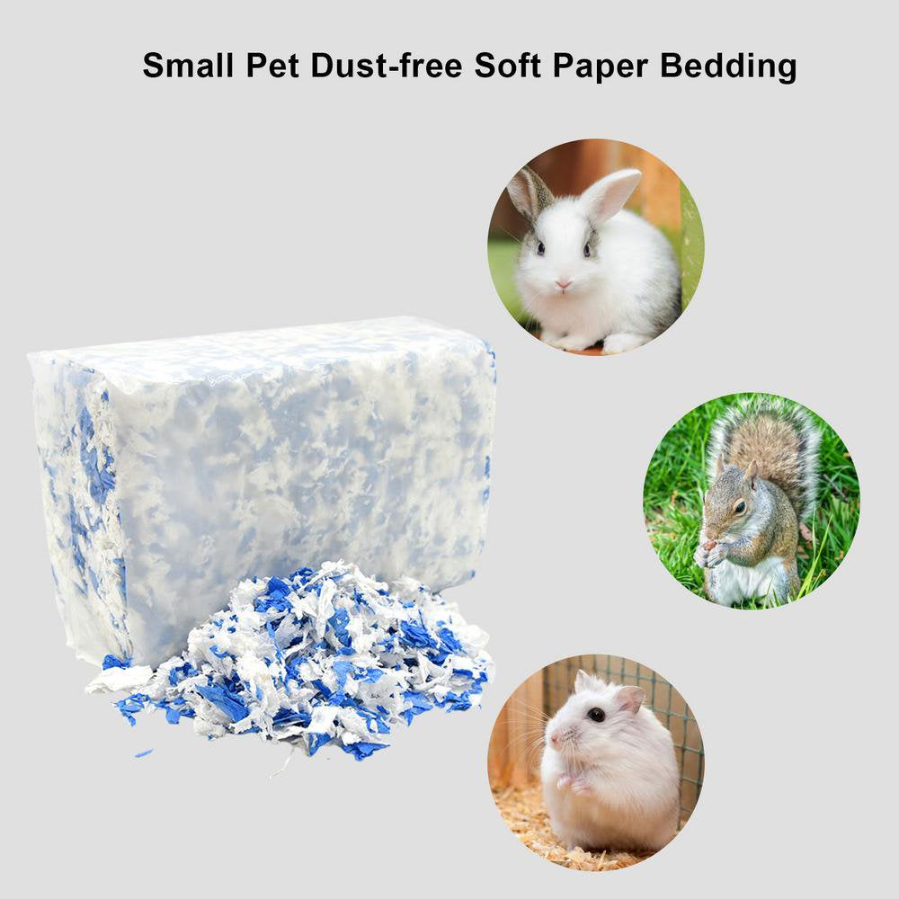 IMSHIE Small Pet Select Paper Bedding Dust-Free Small Animal Bedding Colorful Paper Litter for Small Animals for Hamsters Rabbits Guinea Pigs Accepted Animals & Pet Supplies > Pet Supplies > Small Animal Supplies > Small Animal Bedding IMSHIE   