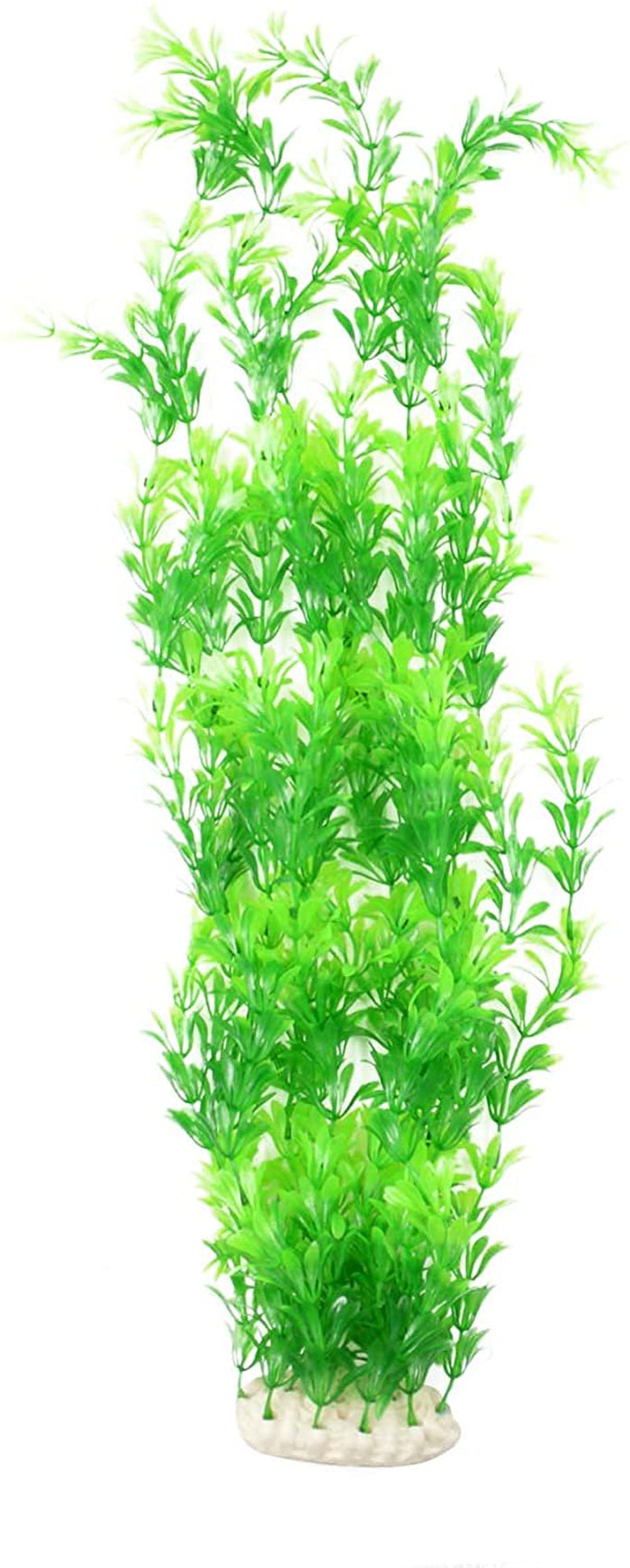 CNZ Aquarium Decor Fish Tank Decoration Ornament Artificial Plastic Plant Green, 23-Inch Tall Animals & Pet Supplies > Pet Supplies > Fish Supplies > Aquarium Decor CNZ