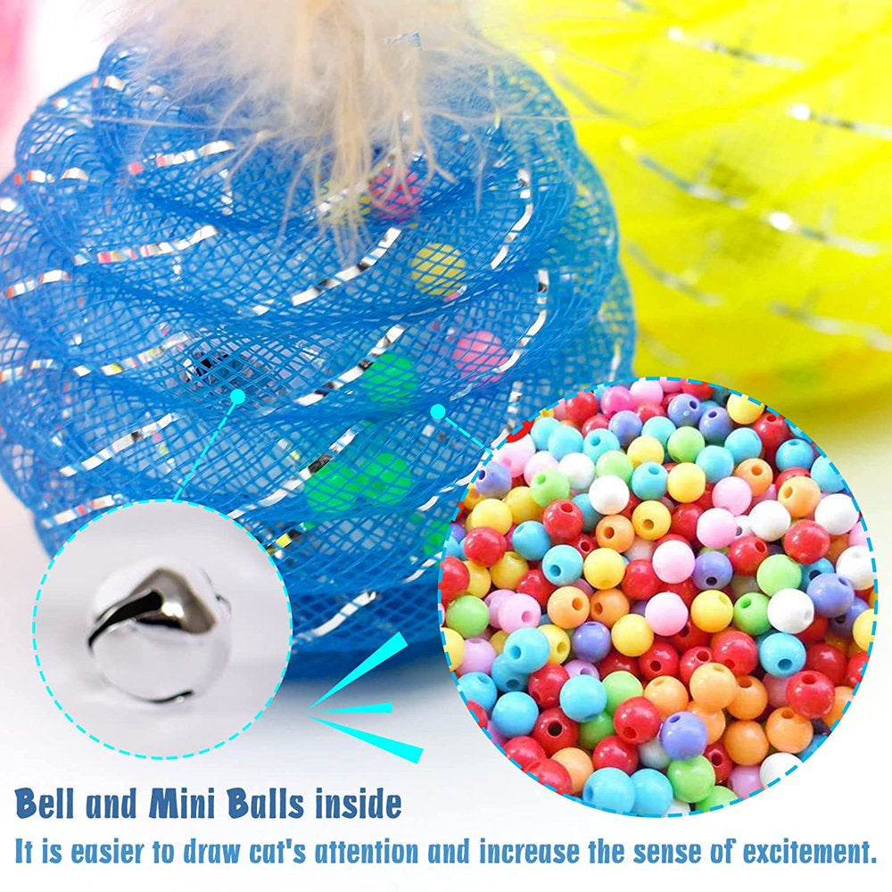 Lepawit 8 Pack Cat Feather Toys Catnip Cats Teaser Toys Animals & Pet Supplies > Pet Supplies > Cat Supplies > Cat Toys Lepawit