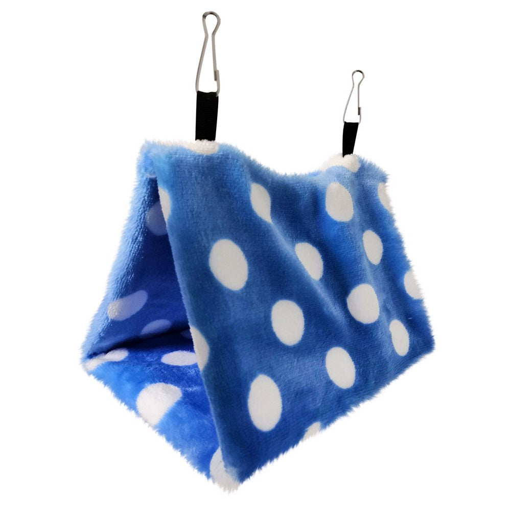 Black Friday Deals 2022 Winter Warm Bird House Plush Bird Hanging Cave Happy Hut Bird Parrot,Cages for Birds,Bird Cage Stand,Parakeet Bird Cage with Stand Animals & Pet Supplies > Pet Supplies > Bird Supplies > Bird Cages & Stands IKEHTD Blue