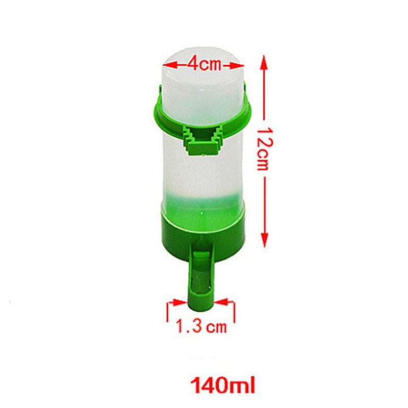 Bird Feeder/Waterer Automatic Seed Water Feeder Cage for Parrot Cockatiel Canary Animals & Pet Supplies > Pet Supplies > Bird Supplies > Bird Cage Accessories UHUSE Feeder