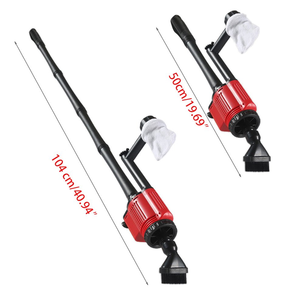 Electric Gravel Cleaner Automatic Aquarium Cleaner with Filter Bag Sand Algae Cleaner for Medium and Large Tanks Animals & Pet Supplies > Pet Supplies > Fish Supplies > Aquarium Filters YUZBOU