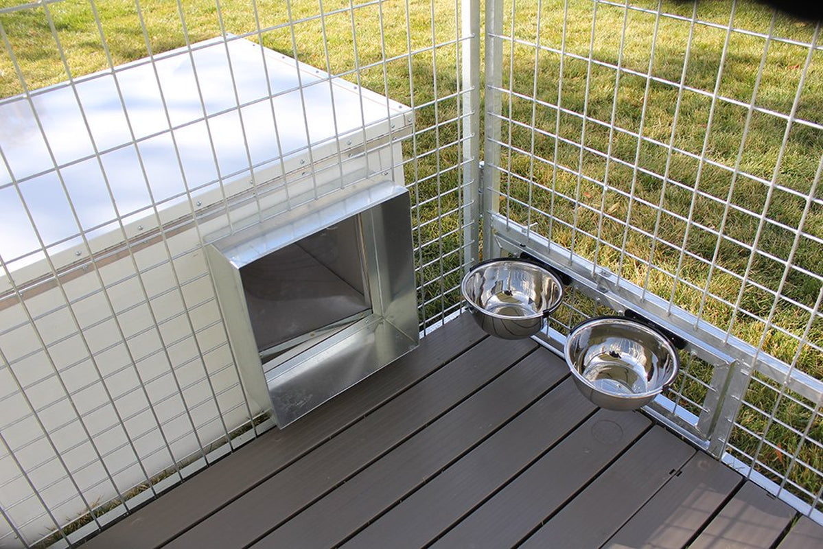 K9 Condo 4' X 12' Ultimate Dog Kennel-Run & Dog House Combination Animals & Pet Supplies > Pet Supplies > Dog Supplies > Dog Kennels & Runs Cove Products   