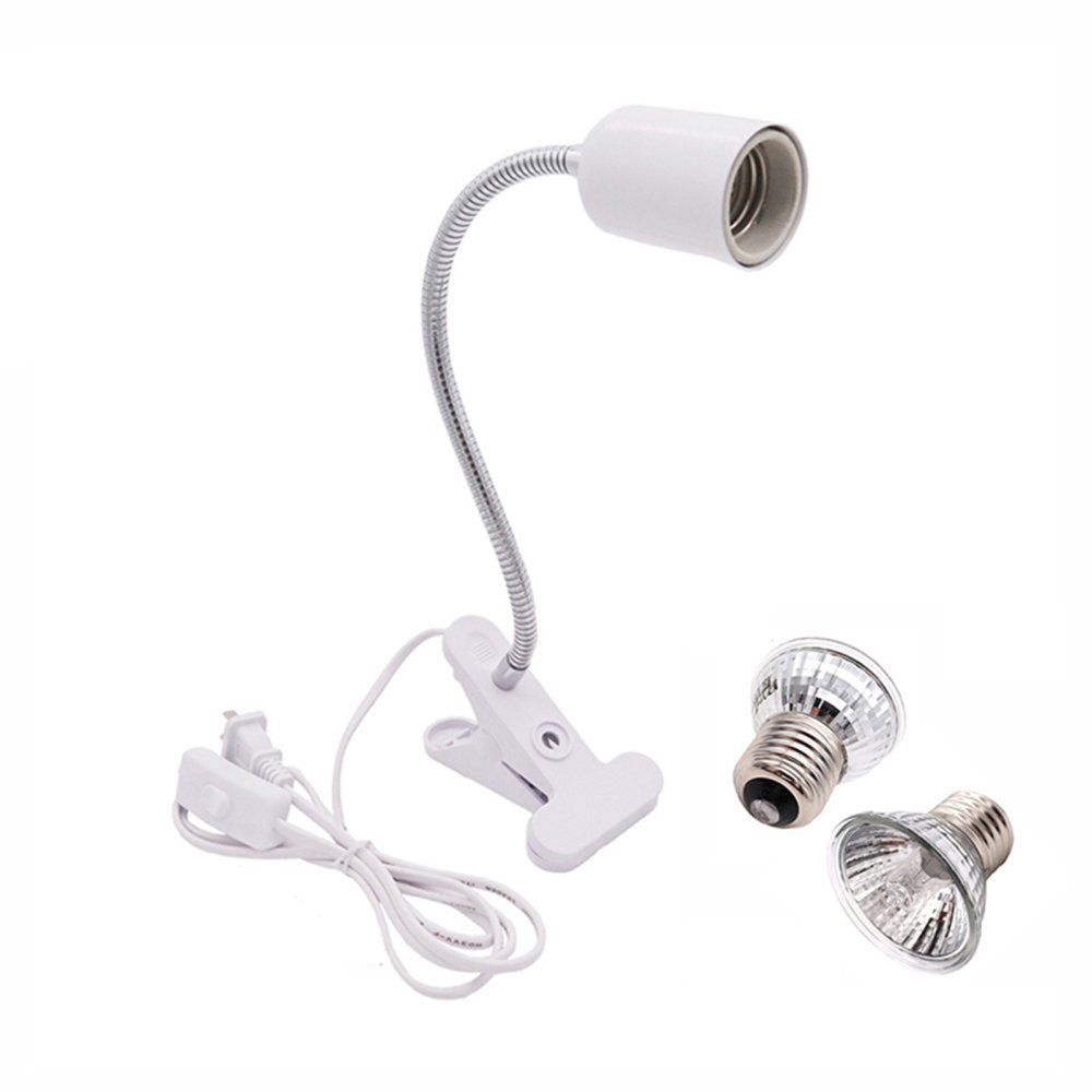 Turtle Lamp Lighting with Light Clamp Practical Reptile Supplies Backlight Heat Lamp for Lizard Amphibians American Black Animals & Pet Supplies > Pet Supplies > Reptile & Amphibian Supplies > Reptile & Amphibian Food Talent European Black