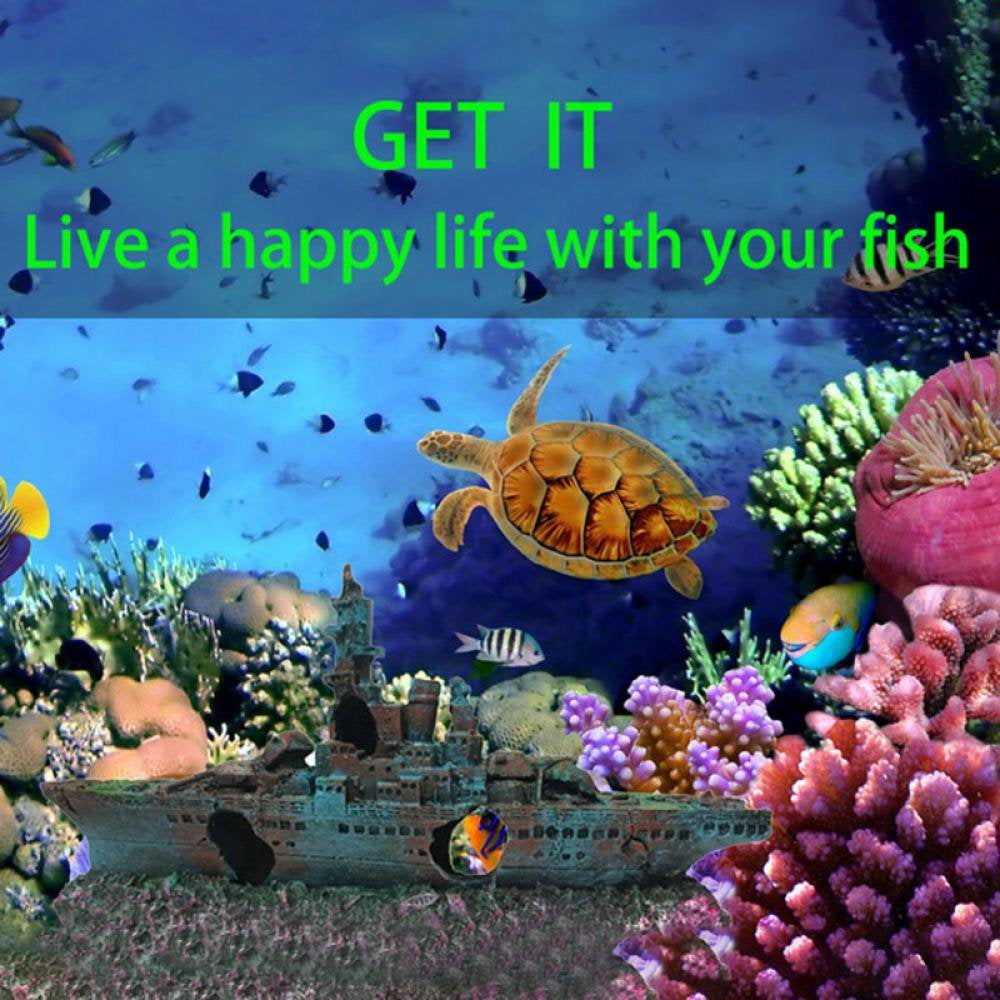 Aquarium Decoration Resin Decor Ornament with Hideouts for Shrimp Betta and Small Fish Tank Shipwreck Castle,Compatible for 10Gallon to 55Gallon Aquariums Animals & Pet Supplies > Pet Supplies > Fish Supplies > Aquarium Decor JENAD0324139