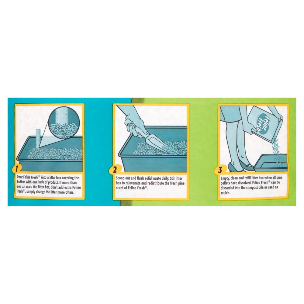 Feline Fresh Natural Pine Cat Litter, 20 Lb. Animals & Pet Supplies > Pet Supplies > Cat Supplies > Cat Litter PlanetWise Products, Inc.