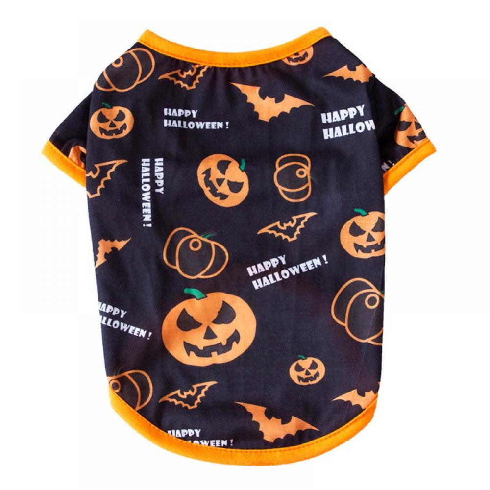 Marinavida Holiday Pet Vest Shirt Festivals Dog Apparel Festival Puppy Dog Cute T-Shirt Clothes Breathable Pet Apparel for Pet Halloween Animals & Pet Supplies > Pet Supplies > Dog Supplies > Dog Apparel MarinaVida M Black