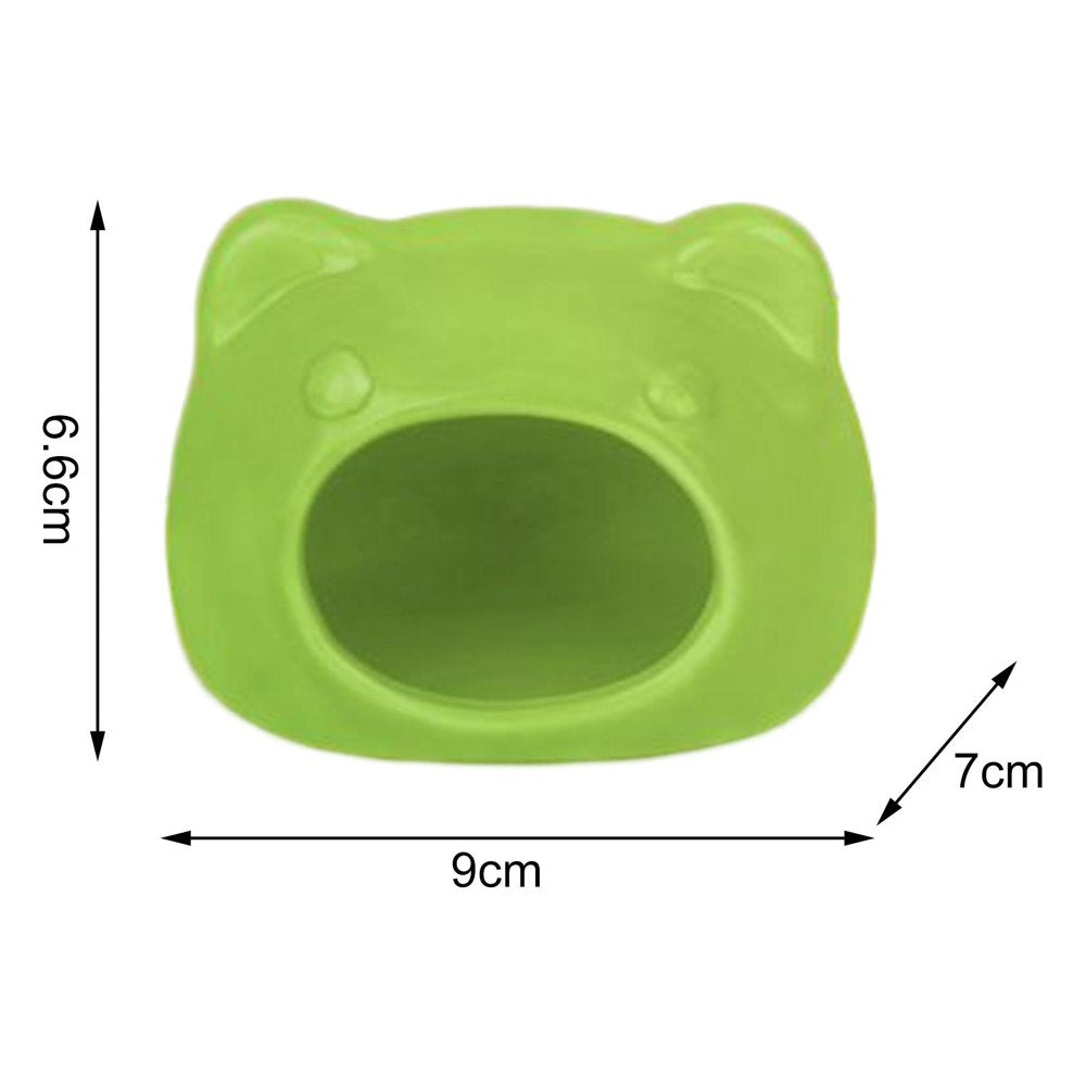 Small Animals Hamster House Habitat Cage Pet Nesting Nesting Warm Shelter Hideout Nest for Outdoor Summer Small Animal Squirrel Rat Green Animals & Pet Supplies > Pet Supplies > Small Animal Supplies > Small Animal Habitats & Cages Menolana