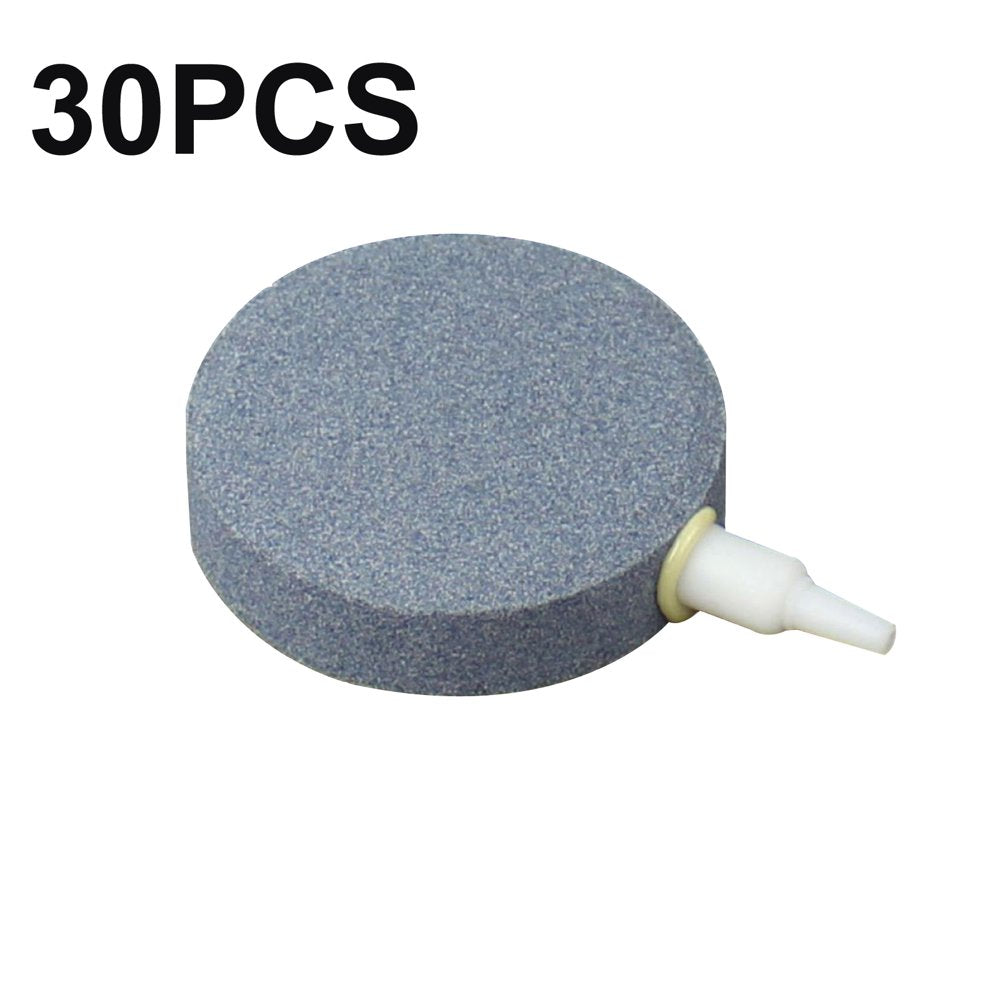 Aquaneat 6 Pcs Air Bubble Stone Aquarium 2-3/8" Disc Fish Tank Stone Animals & Pet Supplies > Pet Supplies > Fish Supplies > Aquarium & Pond Tubing AquaNeat 30