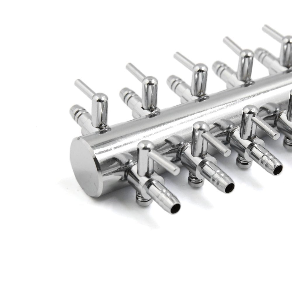 Stainless Steel Aquarium Fish Tank 18 Ways Air Flow Branch Lever Outlet Valve Animals & Pet Supplies > Pet Supplies > Fish Supplies > Aquarium & Pond Tubing Unique Bargains