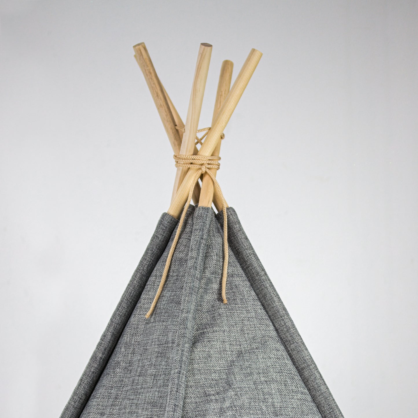 American Art Decor Pet Teepee Portable Dog & Cat Bed with Cushion - Grey Animals & Pet Supplies > Pet Supplies > Cat Supplies > Cat Beds Crystal Art Gallery