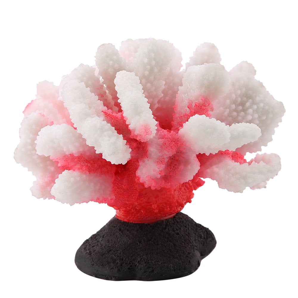 Durable Fish Tank Coral Decor, Aquarium Plant Decor, for Fish Tank Garden Aquarium Household Office Animals & Pet Supplies > Pet Supplies > Fish Supplies > Aquarium Decor Zaqw Red