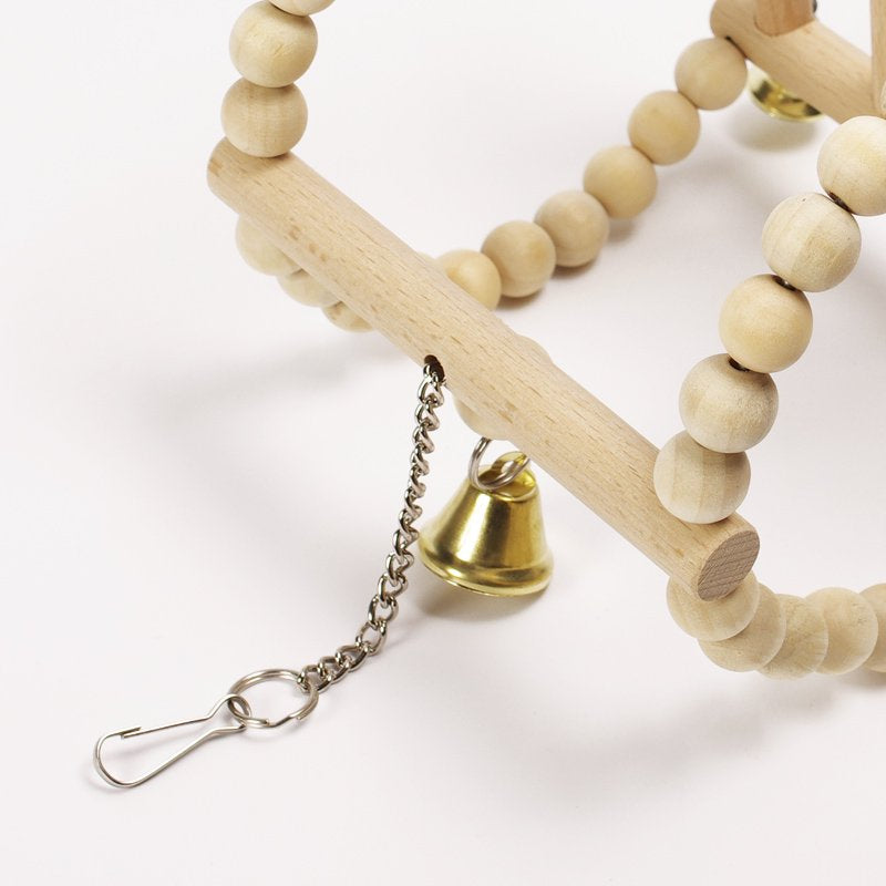 Hhdxre Pet Bird Cockatiel Parrots Suspension Bridge Perches Stand Platform Climbing Ladder Toy Animals & Pet Supplies > Pet Supplies > Bird Supplies > Bird Ladders & Perches Hhdxre