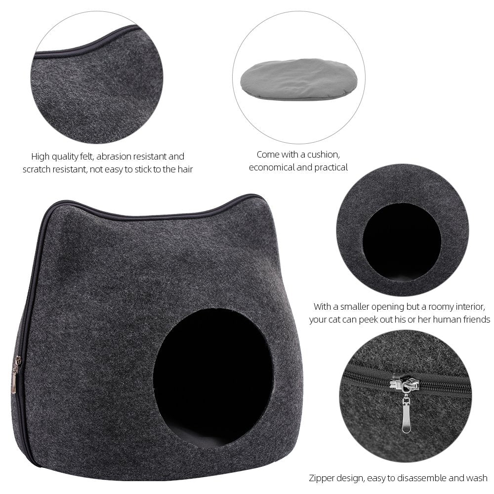 Cat Pet Cave Cat Cave Bed Cat Bed for Cats Kittens Pets Animals & Pet Supplies > Pet Supplies > Cat Supplies > Cat Beds Tickas
