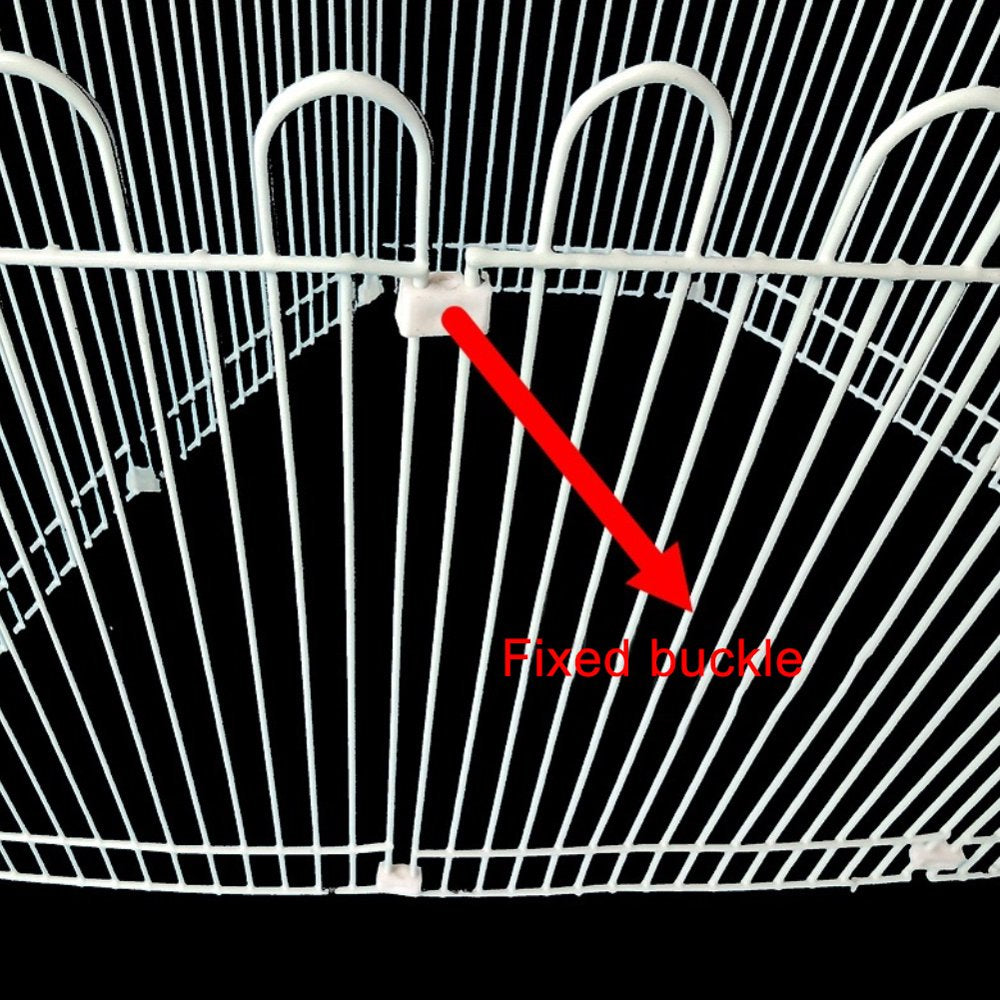 Mybeauty 23Cm 8 Panels Metal Hamster Small Animals Playpen Run Cage Toy Pet Supplies Animals & Pet Supplies > Pet Supplies > Dog Supplies > Dog Kennels & Runs MyBeauty