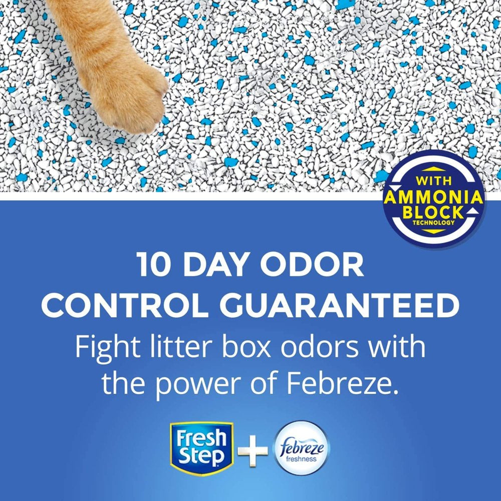 Fresh Step Scented Litter with the Power of Febreze, Clumping Cat Litter Animals & Pet Supplies > Pet Supplies > Cat Supplies > Cat Litter Fresh Step