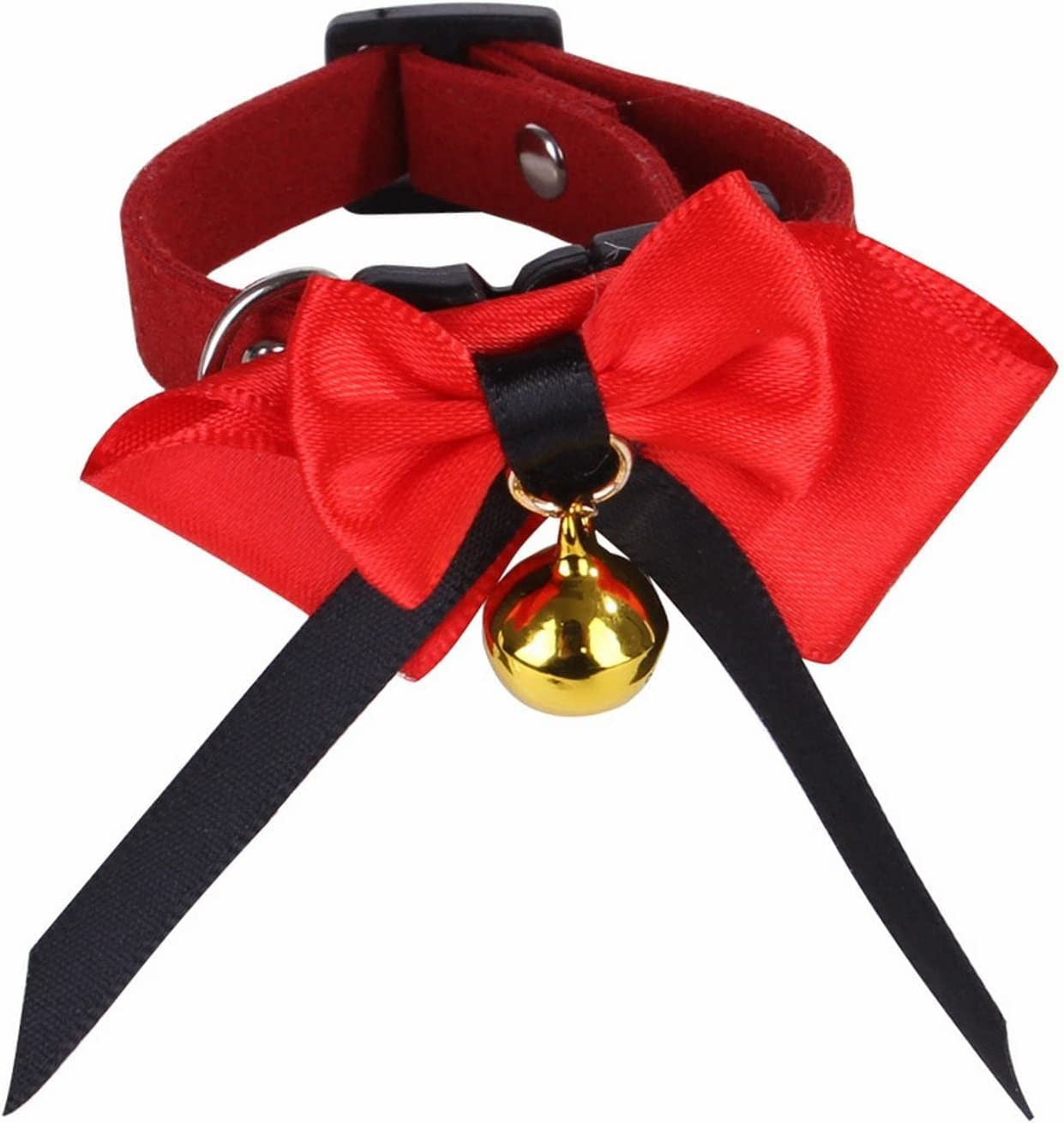 AMZFDC Pet Chicken Duck Goose Bow Tie Handmade Parrot Sells Cute Bird Collar Bow Tie Tie Dog Bows Grooming (Black, One Size) Animals & Pet Supplies > Pet Supplies > Dog Supplies > Dog Apparel AMZFDC Red One Size