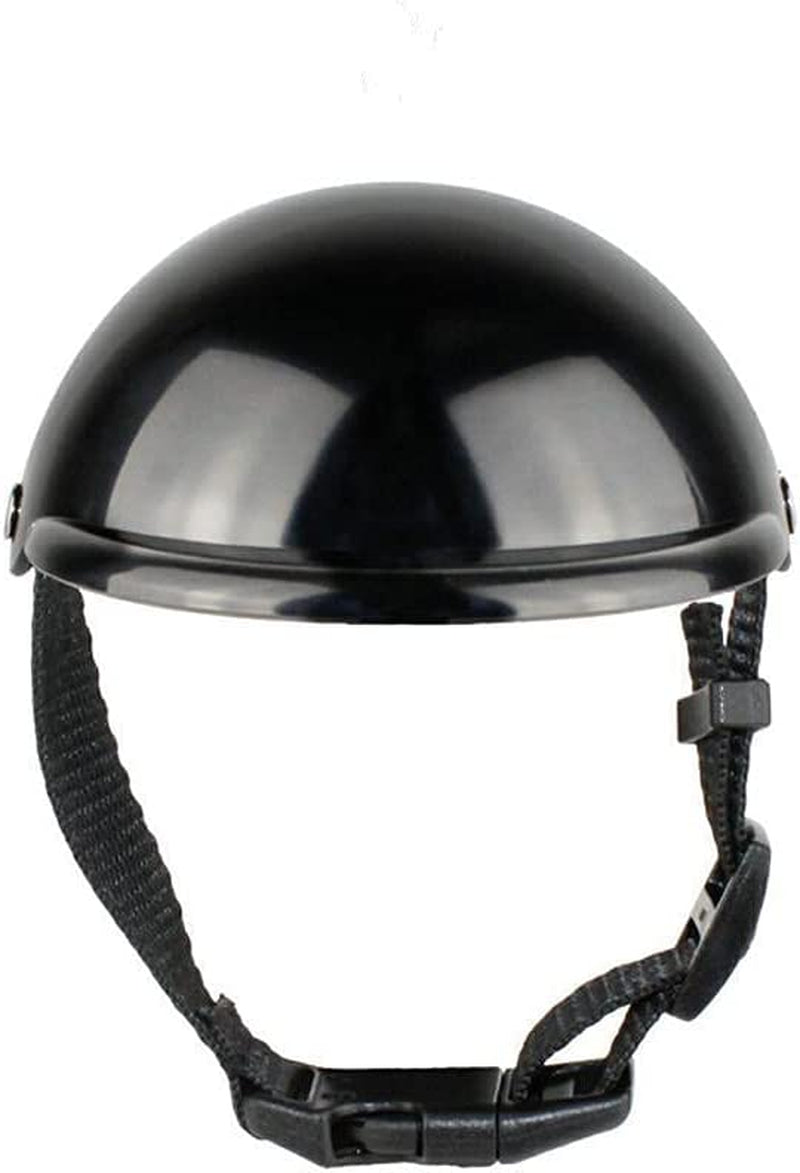 Pet Helmet Motorcycle Bike Riding Safety Helmet with Sunglasses Dogs Cats Cool Outdoor Safety Equipment Sun Rain Protection Animals & Pet Supplies > Pet Supplies > Dog Supplies > Dog Apparel Hai Lan helmet(M)