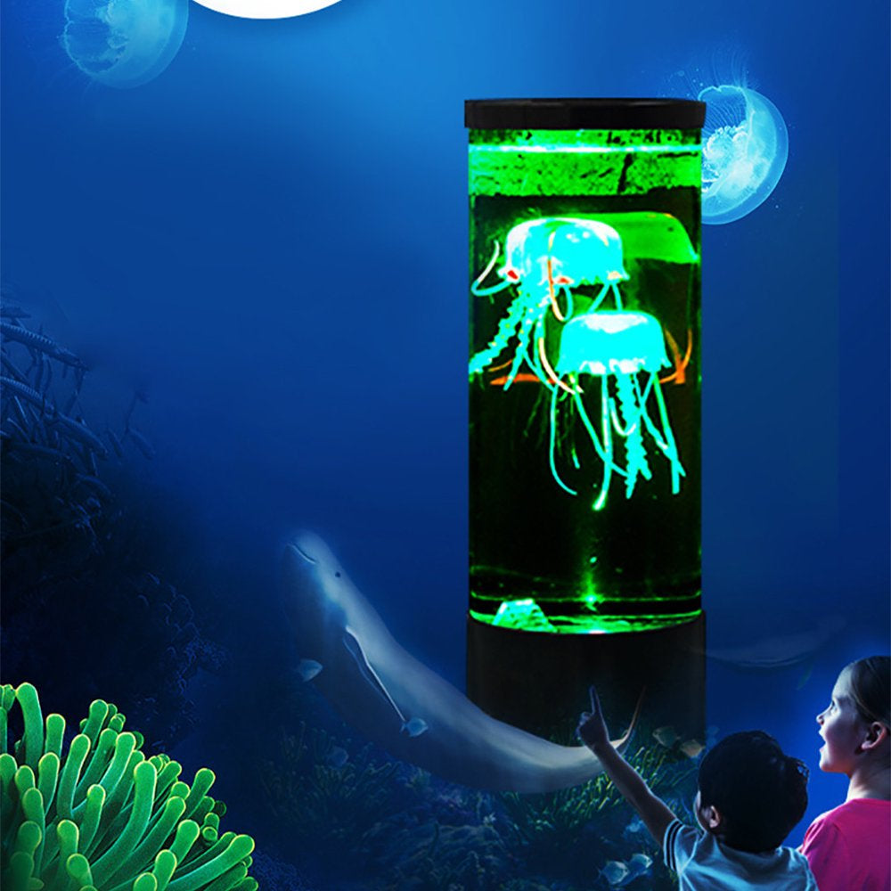 Cyber Monday Deals 2021 Inverlee the Hypnoti Jellyfish Aquarium Seven Color Led Ocean Lantern Light Animals & Pet Supplies > Pet Supplies > Fish Supplies > Aquarium Lighting Zhu Lianhui
