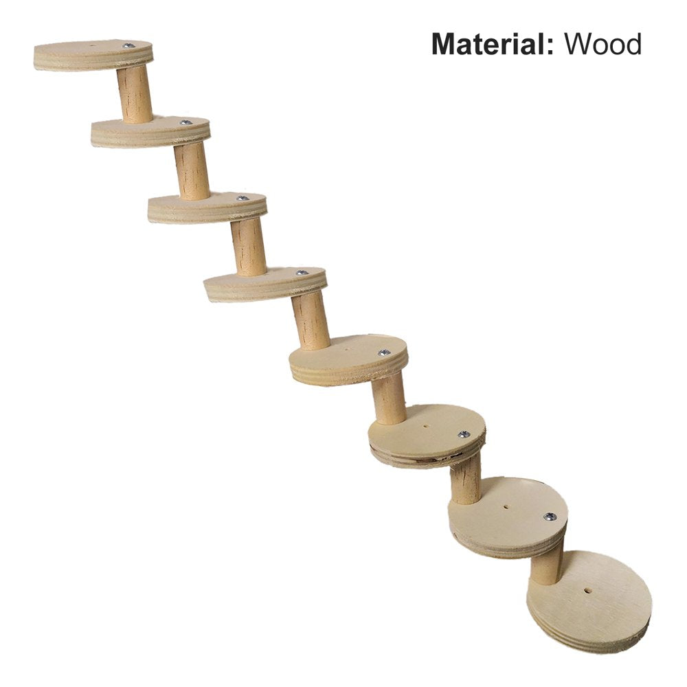 Bueatyh New 1 Set Hamster Ladder High Stability Detachable Solid Climbing Stairs Birds Parrot Exercise Perches Stand for Home Use Animals & Pet Supplies > Pet Supplies > Bird Supplies > Bird Ladders & Perches BueatyH