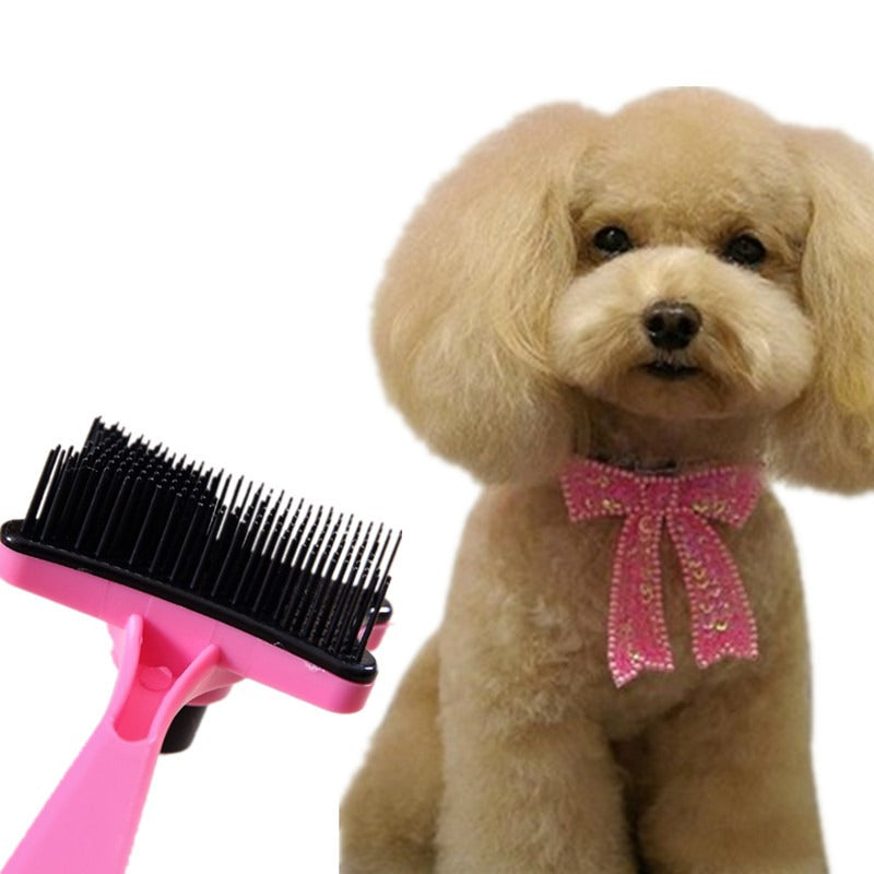 Pet Hair Remove Brush, Best Car & Auto Detailing Brush Portable Dogs Cats Hair&Lint Remover Brush Rubber Massage Brush for Car&Auto Furniture, Carpet, Clothes, Leather Animals & Pet Supplies > Pet Supplies > Cat Supplies > Cat Furniture BAGGUCOR Pink
