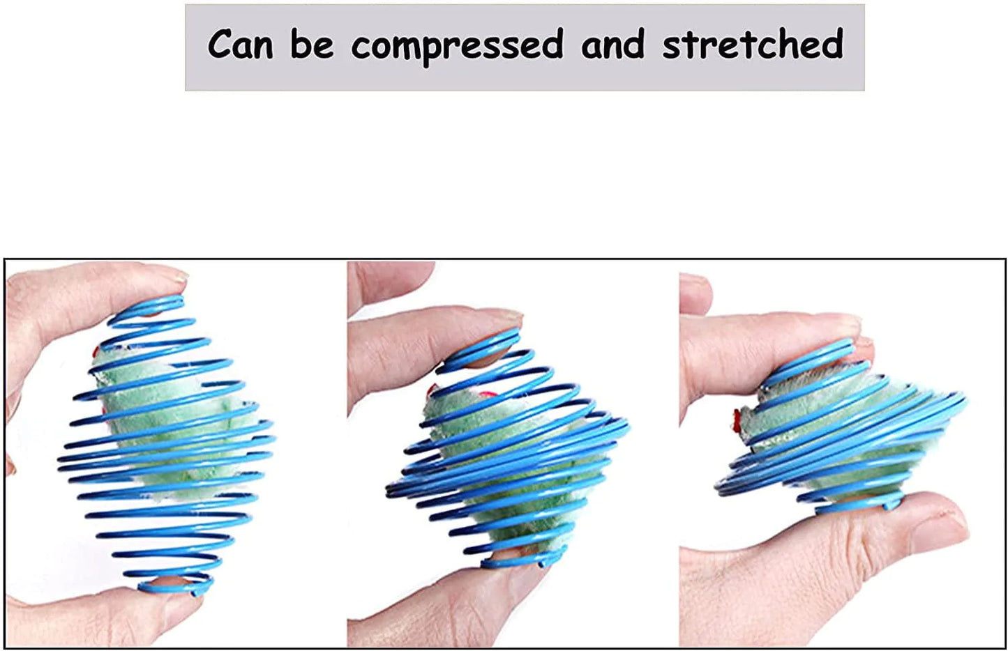 Carkira Cat Toy Spring, Retractable Interactive Cage Rat Rolling Spring Toy Animals & Pet Supplies > Pet Supplies > Cat Supplies > Cat Toys Carkira