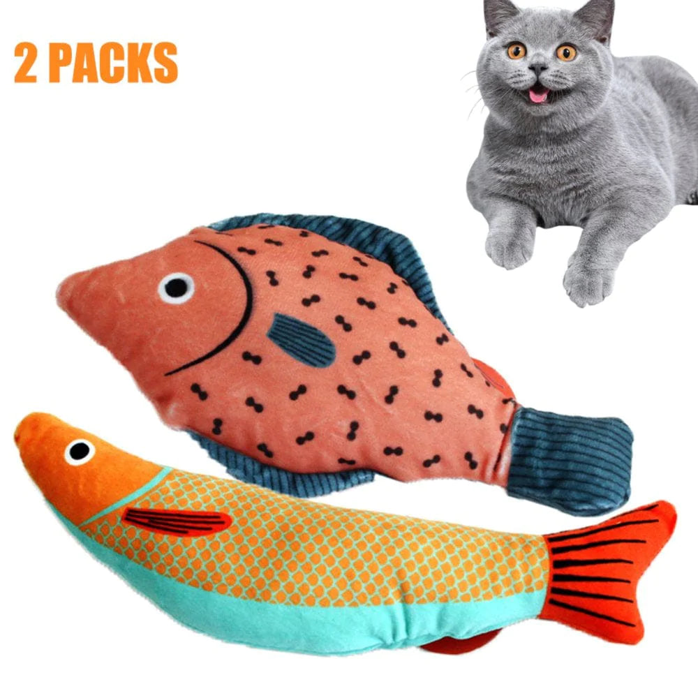 Cats Catnip Toys,Realistic Fish Interactive Toys for Kitty Pets Animals & Pet Supplies > Pet Supplies > Cat Supplies > Cat Toys mumuyuwen