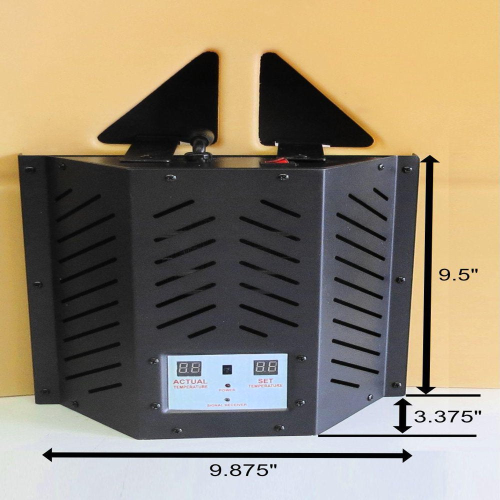 Dog Palace Palace Dog House Central Heater with Digital Thermostat and Remote Animals & Pet Supplies > Pet Supplies > Dog Supplies > Dog Houses Dog Palace