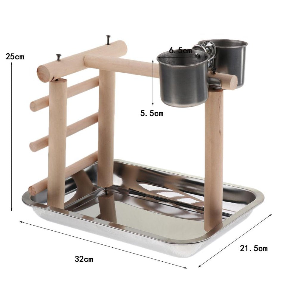 Pet Parrots Playstand Bird Playground Perch Gym Training Stand Bird Parrots Budgies Parakeet Cockatiels Animals & Pet Supplies > Pet Supplies > Bird Supplies > Bird Gyms & Playstands perfk