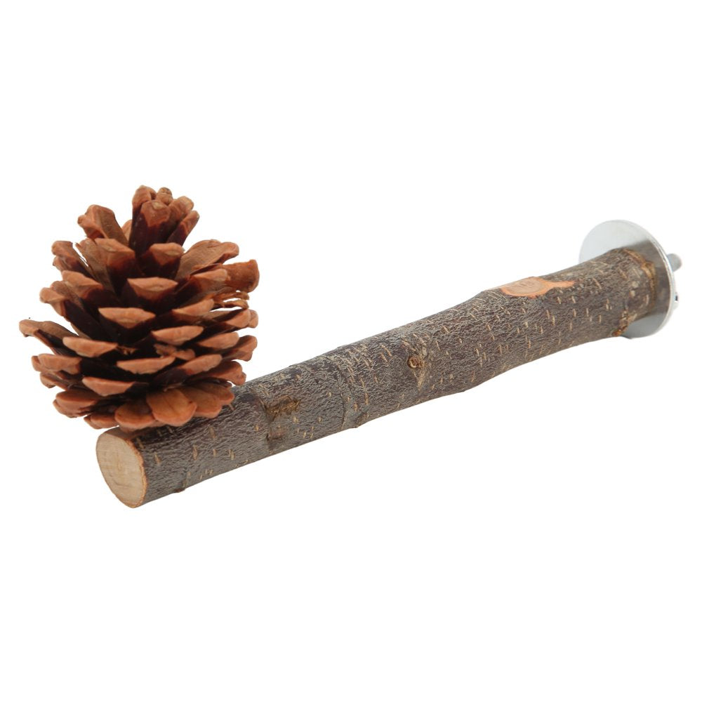 Bird Stand Perch, Natural Wooden Bird Stand Pole Cage Accessories Additional Space Easy to Grasp for Cockatiels for Lovebirds 15Cm / 5.9In Stand Pole Length Animals & Pet Supplies > Pet Supplies > Bird Supplies > Bird Cages & Stands Eotvia