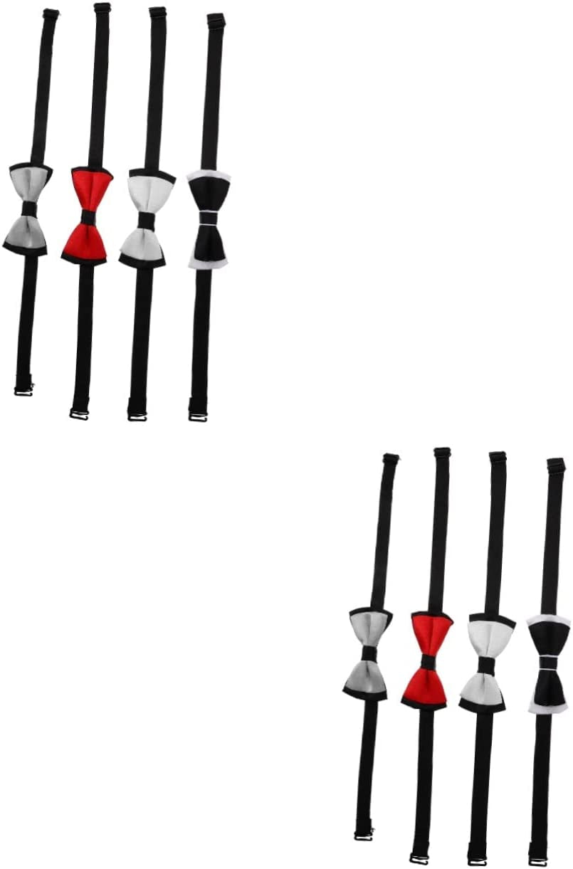 GLSTOY 4Pcs Pet Bow Tie Ornament Ties Kids Scarf Fashion Scarf Cat Tuxedo Ties Puppy Necktie Collar Dogs Grooming Ties Bowties for Puppy Little Puppy Bowties Puppy Collars Ribbon Bib Baby Animals & Pet Supplies > Pet Supplies > Dog Supplies > Dog Apparel GLSTOY As Shownx2pcs 36X5X2CMx2pcs