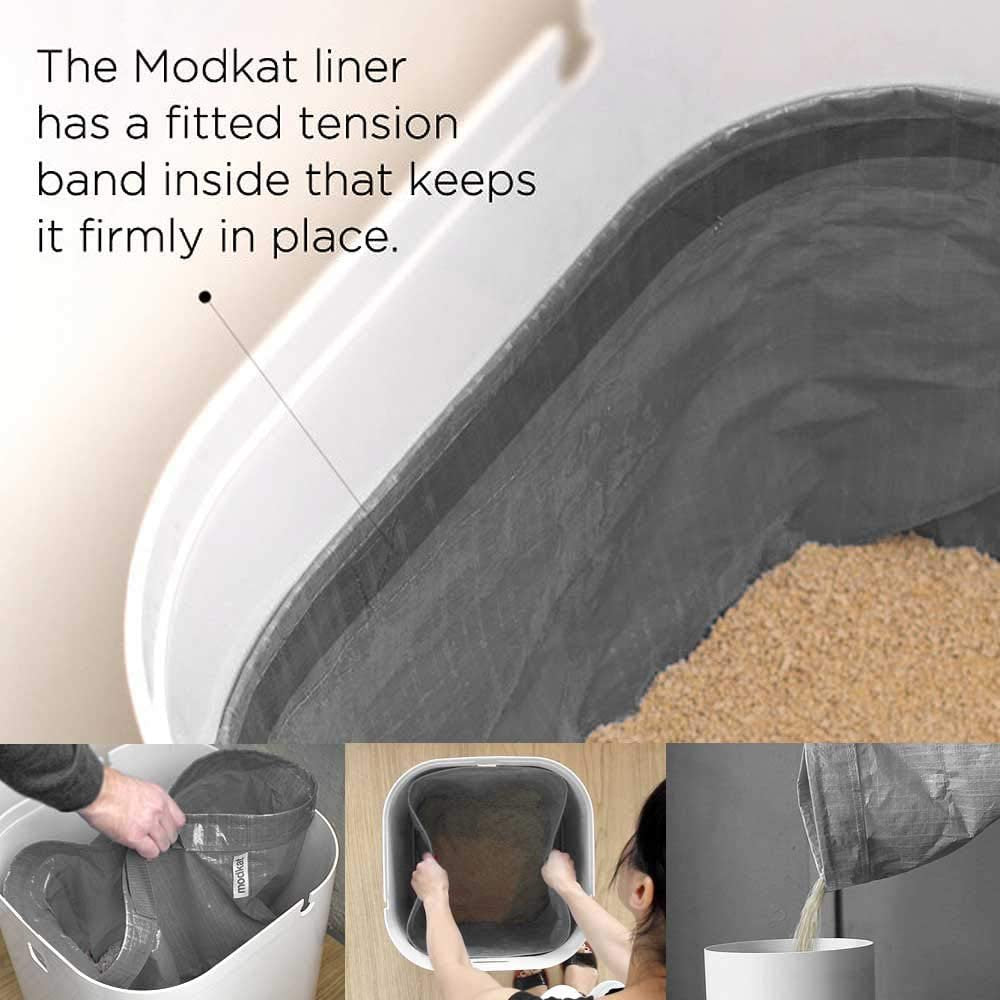 FSXUOLIPI Litter Box, Top-Entry, Includes Scoop and Reusable Liner - Gray\U2026 Animals & Pet Supplies > Pet Supplies > Cat Supplies > Cat Litter Box Liners FSXUOLIPI