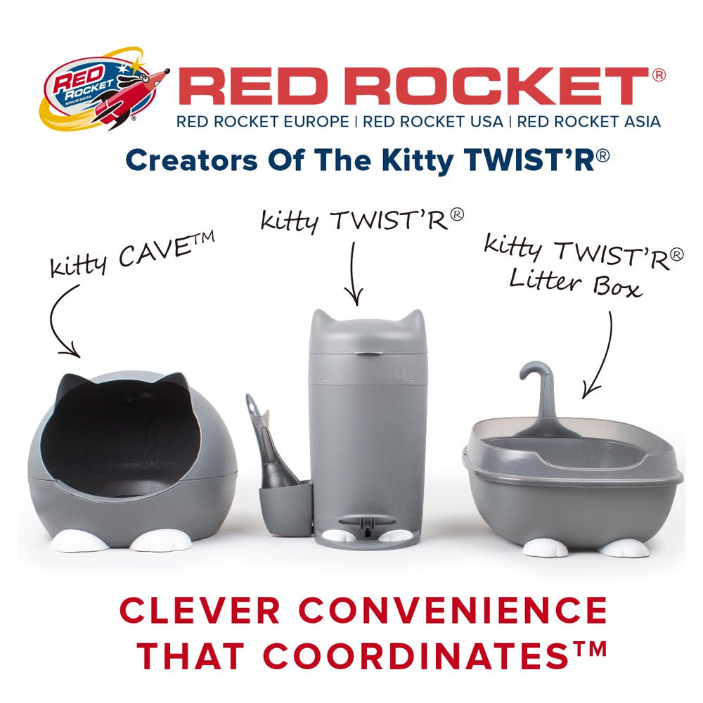 Red Rocket Pet Cat Cave Bed with Soft Washable Cusion, round Shape Sturdy Kitty Cave for Indoor Cats Animals & Pet Supplies > Pet Supplies > Cat Supplies > Cat Beds RED ROCKET