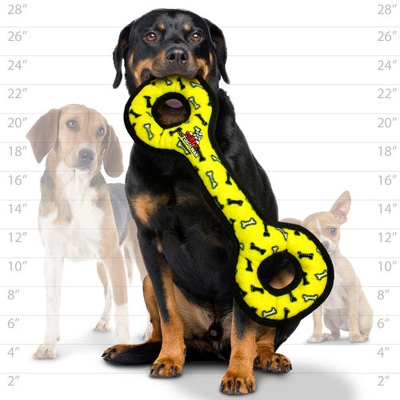 Tuffy Ultimate Tug-O-War Yellow Bone, Durable Dog Toy Animals & Pet Supplies > Pet Supplies > Dog Supplies > Dog Toys VIP Products
