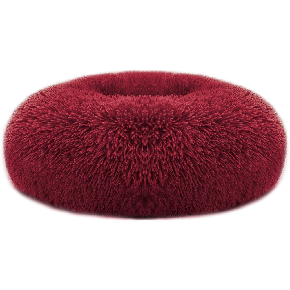 Imountek Pet Dog Bed Soft Warm Fleece Puppy Cat Bed Dog Cozy Nest Sofa Bed Cushion for Dog Pink L Animals & Pet Supplies > Pet Supplies > Cat Supplies > Cat Beds iMounTEK L Red