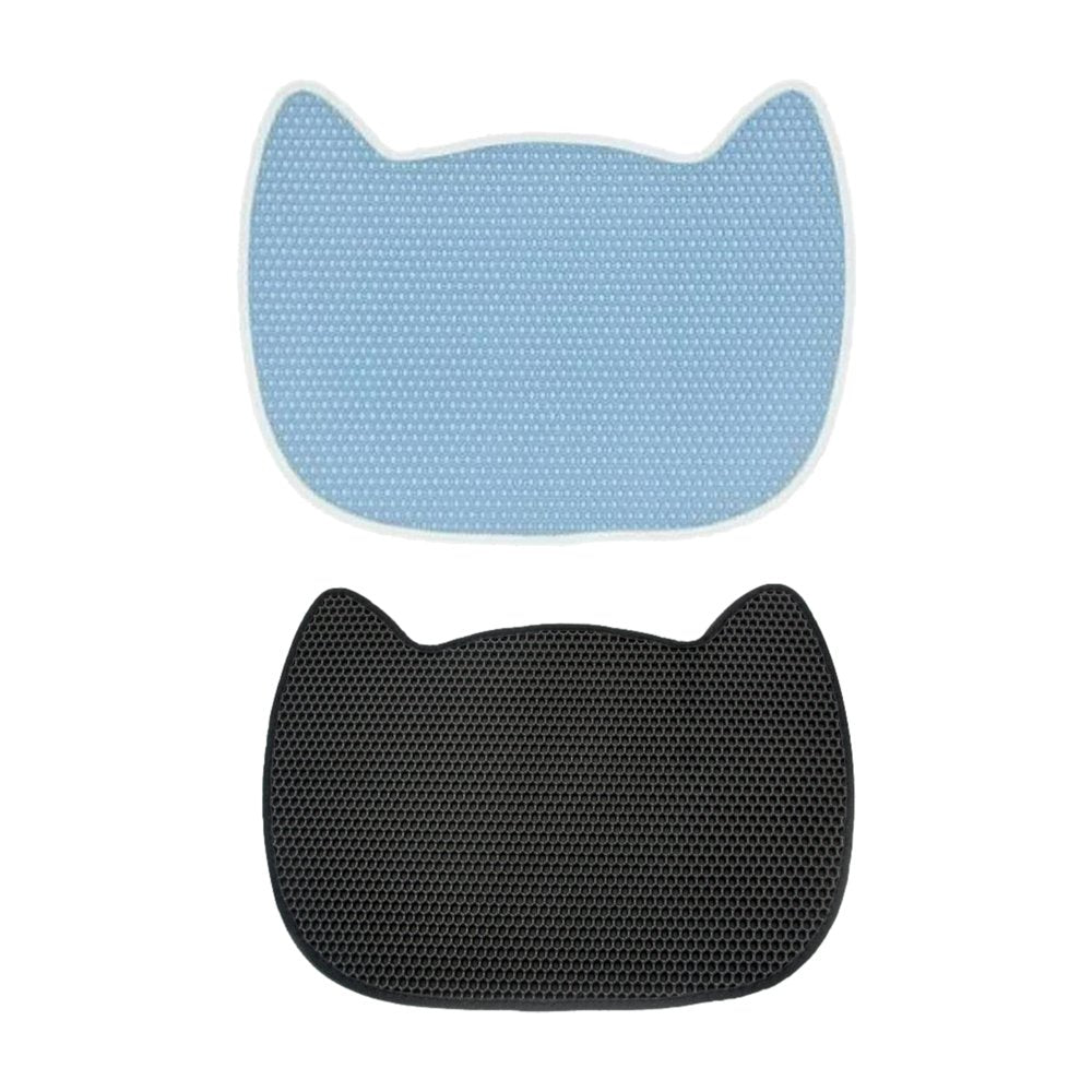 Ibaste Cat Litter Trapping Mat, Waterproof Litter Trapper Pad, Honeycomb Double-Layer Litter Pad, Foldable Cat Mat for Litter Box Animals & Pet Supplies > Pet Supplies > Cat Supplies > Cat Litter Box Mats ibaste