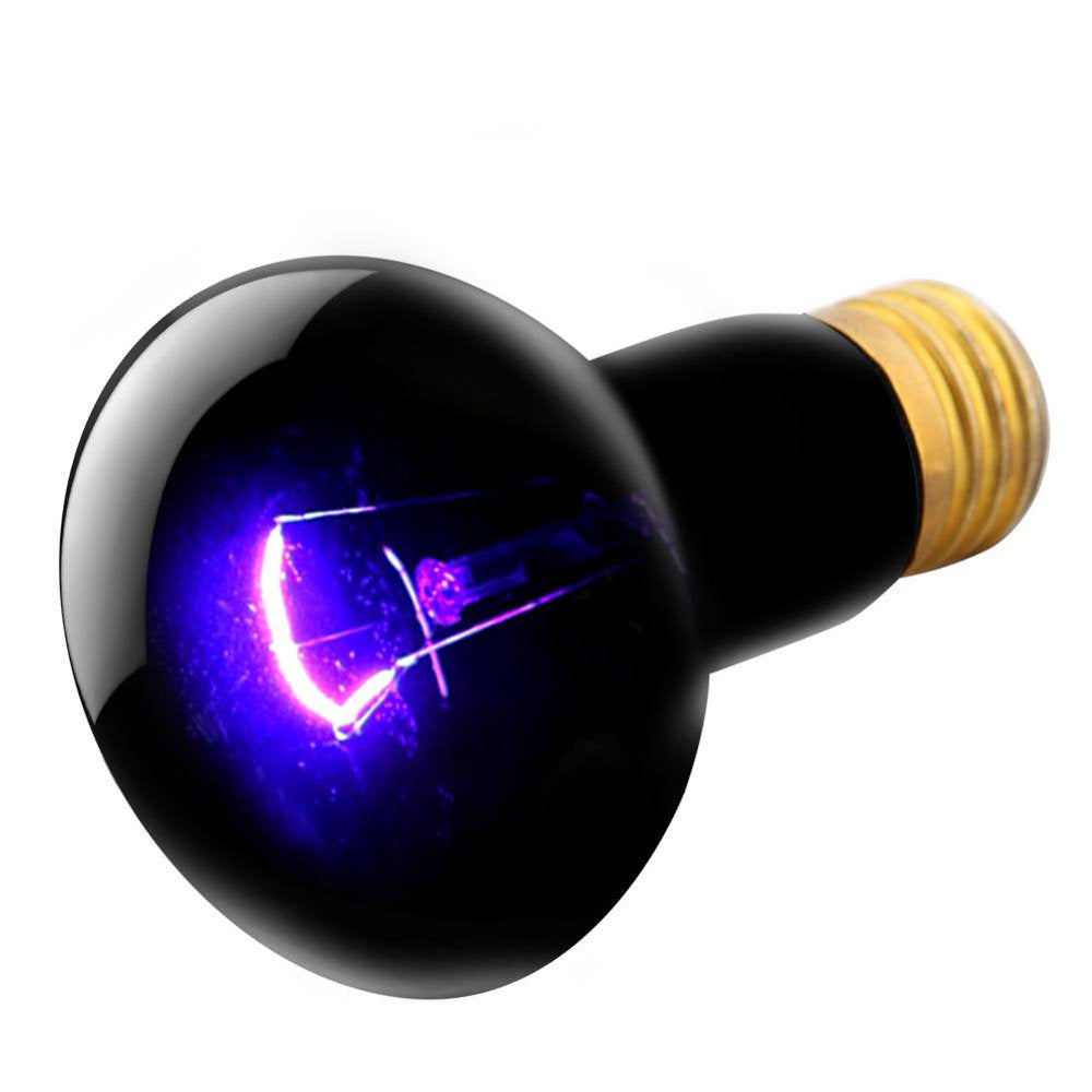 Mavis Laven Reptile Light, Bulb Emitter,E27 Simulated Moonlight Night Light Amphibian Snake Reptile Heating Light Bulb Emitter Lamp Dose not supply