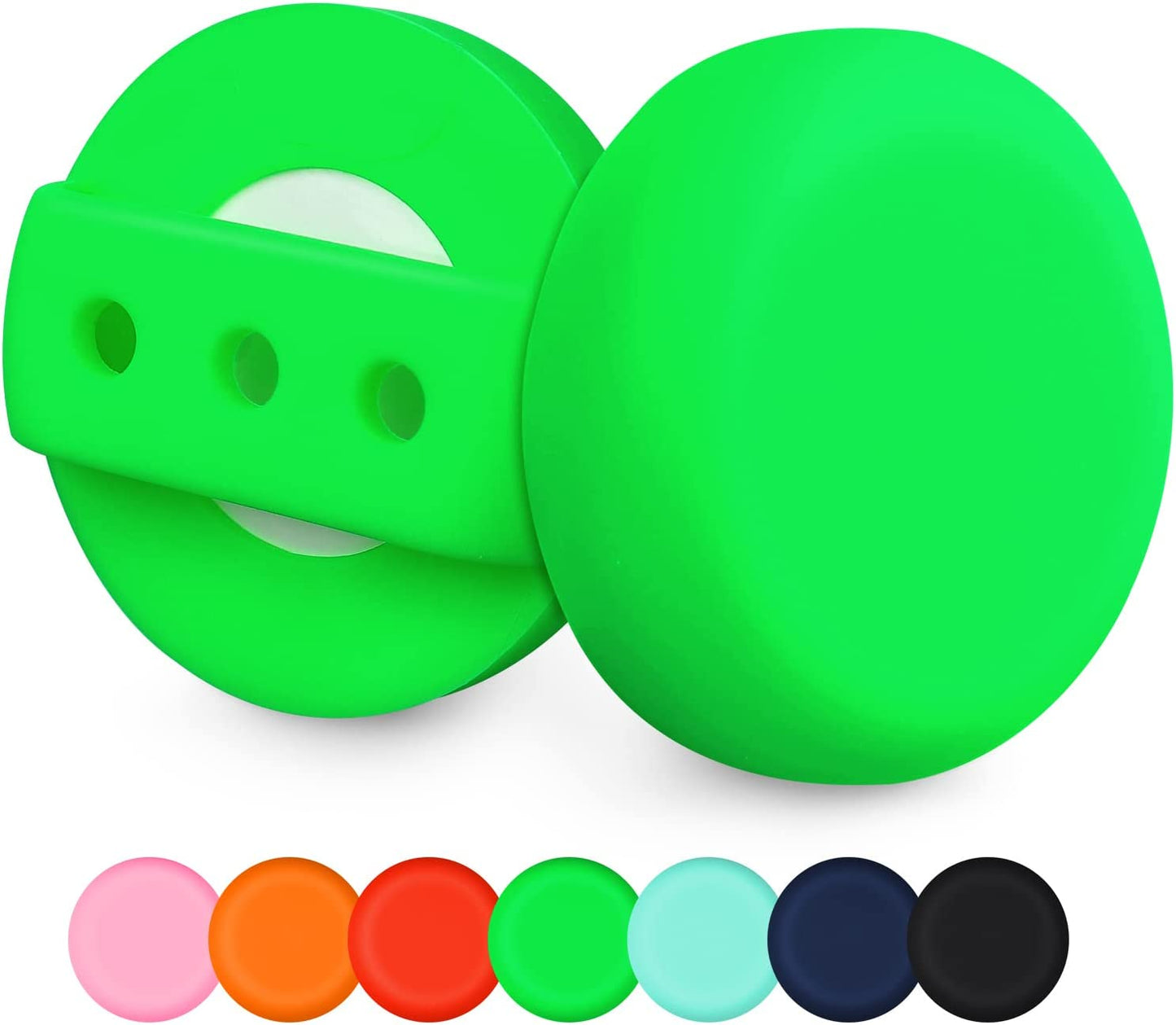 MOOGROU Airtag Dog Collar Holder 2 Pack,Newest Premium Protective Case for Apple Air Tag Tracker,Lightweight Silicone Airtag Case for Cat Collar Pet Loops,Waterproof Airtag.Dog Collar Holder Pink S Electronics > GPS Accessories > GPS Cases MOOGROU Green+Green L-3/4" 1" 