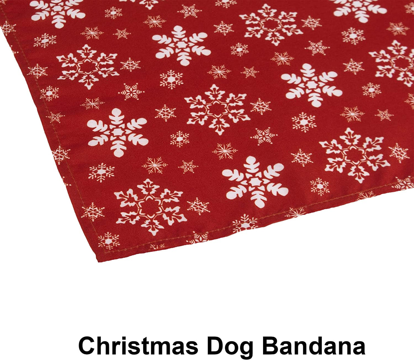 ADOGGYGO 4 Pack Dog Bandana Christmas Dog Scarf Bibs Kerchief Set Dog Christmas Costume Xmas Holiday Bandanas for Small Medium Large Dogs Cats Pets Animals & Pet Supplies > Pet Supplies > Dog Supplies > Dog Apparel ADOGGYGO