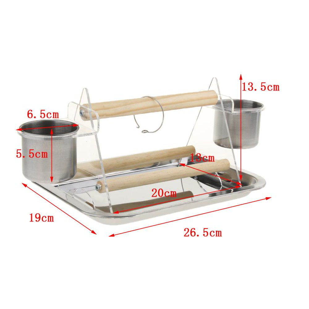 Parrot Gym, Bird Activity Center, Wood Tabletop Play Cockatiels Animals & Pet Supplies > Pet Supplies > Bird Supplies > Bird Gyms & Playstands DYNWAVE