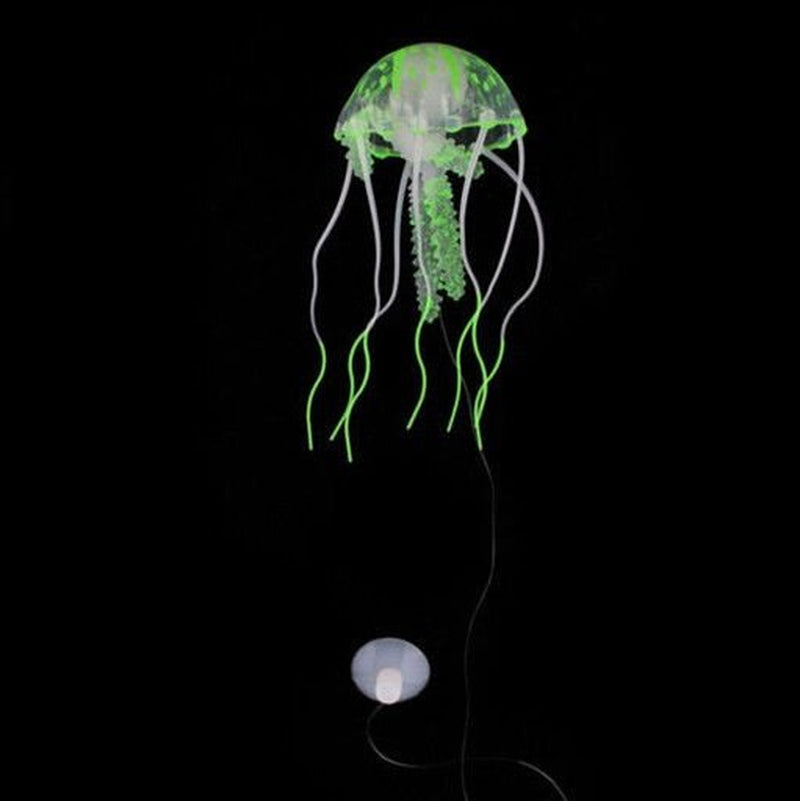 Decor Jellyfish Aquarium Decoration Artificial Glowing Effect Fish Tank Ornament Animals & Pet Supplies > Pet Supplies > Fish Supplies > Aquarium Decor Zoiuytrg