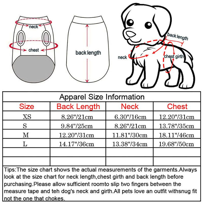 Print Dog Cats Clothes for Small Dogs Warm Winter Pet Dog Clothing Coat Shirt Pet Christmas Costume Soft Chihuahua Clothes Animals & Pet Supplies > Pet Supplies > Dog Supplies > Dog Apparel Vicooda
