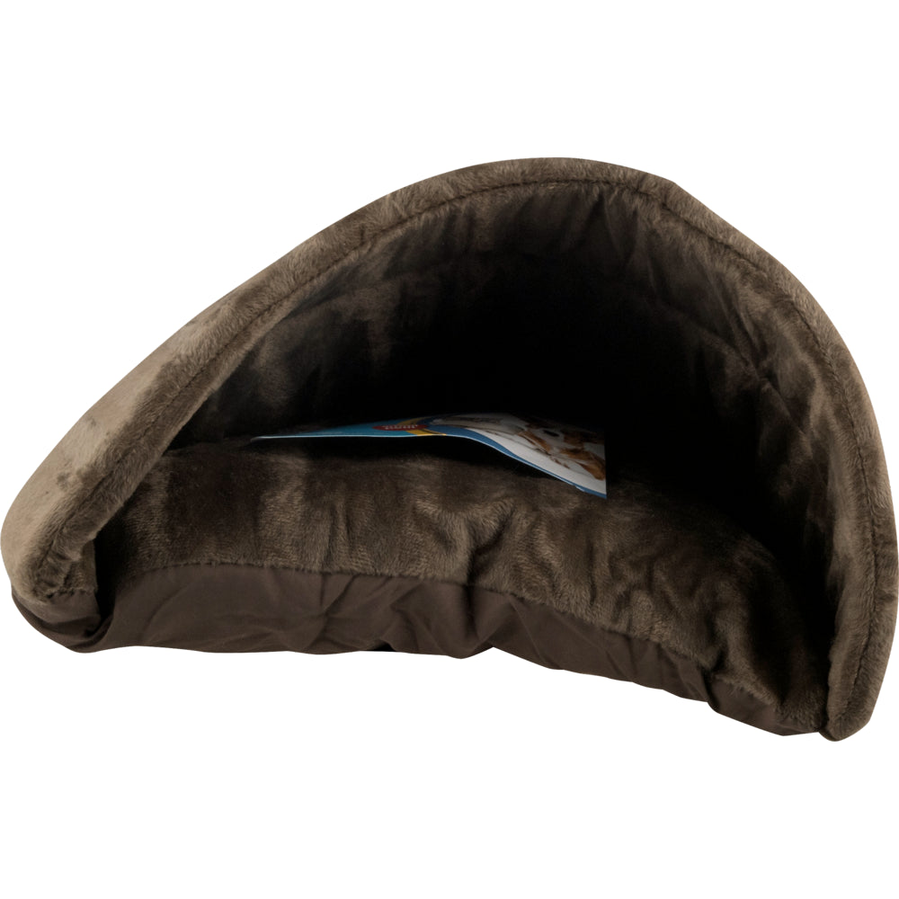 Aspen Pet Kitty Cave Pet Cat Bed, Brown Animals & Pet Supplies > Pet Supplies > Cat Supplies > Cat Beds Doskocil Manufacturing Co Inc