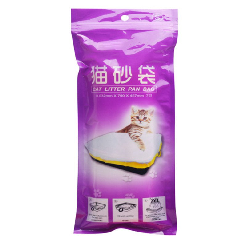 Promotion Clearance 7Pcs Bag Cat Litter Bag Kitten Hygienic