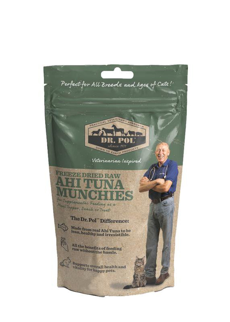 Dr. Pol Freeze Dried Munchies Ahi Tuna Cat Treat and Meal Topper Animals & Pet Supplies > Pet Supplies > Cat Supplies > Cat Treats Consumers Supply Distributing, LLC