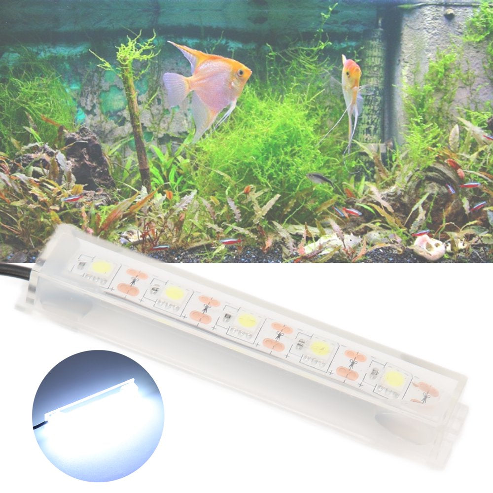 Fugacal Aquarium LED Light Small USB Betta Fish Tank White Light for Indoor Aquarium Plants,Fish Tank Light,Aquarium White Light Animals & Pet Supplies > Pet Supplies > Fish Supplies > Aquarium Lighting Fugacal