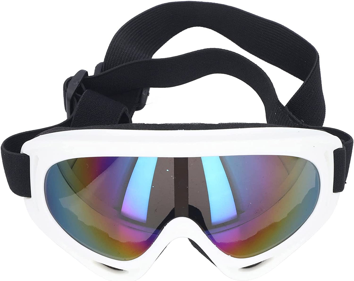 VGEBY Dog Sunglasses UV Protection Windproof Eye Protective Colorful Lens Large Dog Goggles Glasses Animals & Pet Supplies > Pet Supplies > Dog Supplies > Dog Apparel VGEBY 3004 white frame color film